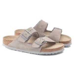 Birkenstock Arizona soft bed color stone coin NEW size EU 38/ US 7-7.5 Narrow